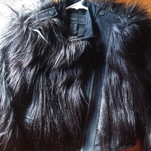 A gorgeous BC BG black fur Short. Jacket